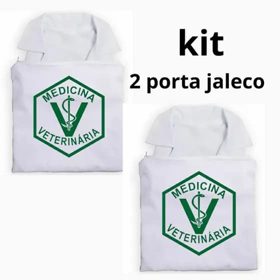Porta Jaleco veterinária-2 peças