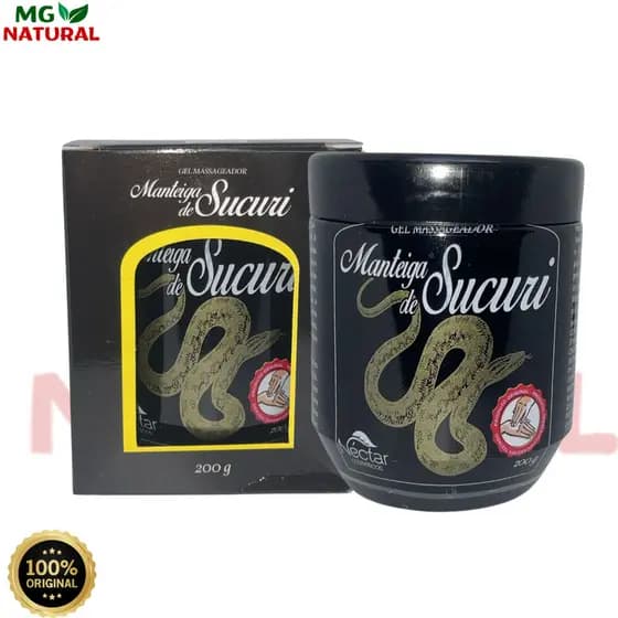 Kit 2 Gel Massageador Manteiga de Sucuri Banha Néctar Original 200g