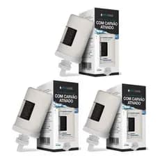 Kit 3 Vela Carvão Ativado Agua Alcalina Filtro De Barro Oasis