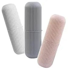 Porta Escovas Dente Pasta Dental Guardar Para Viagem  Trabalho Ferias  Estojo Organizador De Banheiro