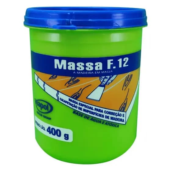 Massa para Correção de Madeira F-12 400g - Viapol