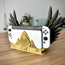 Dock Customizada com Asas para Nintendo Switch e Switch OLED - Impressão 3D