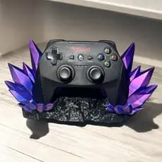 Suporte Controle/xbox/playstation/ Decorar o setup cristal multicolor/pc/gamer/computador/suportes