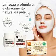 Kit de Sabonete Açafrão Dolomita + Máscara Dolomita – Limpeza e Clareamento Facial Skin Care beleza