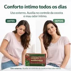 Sabonete Natural Aroeira com Barbatimão Coceira Mau Odor Uso Diário coceira intima candidiase fungos