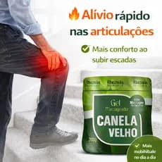 Gel Massageador Canela - Relaxamento e Alívio com Ervas Naturais para rapido alivio dores musculares