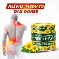 Gel Massageador Arnica Pura Extra Forte 200g Massageador Corporal para Músculos Dor Muscular