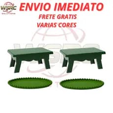 Kit com Mesas para Doces + Bandejas Decoração de Festa 4 PEÇAS