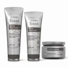 Kit Siàge Nutri Diamond (Shampoo + Condicionador + Máscara Capilar) (Nova Versão)