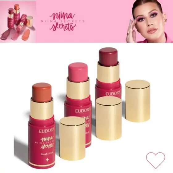 Blush Stick Nina secrets Rosa - Eudora.