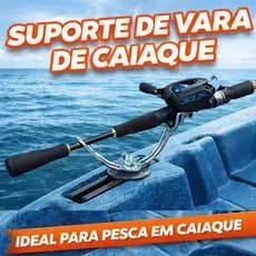 Suporte de Vara para Caiaque Com gangorra giratória e regulagem de altura