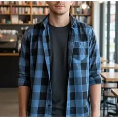 Camisa Masculina Xadrez Slim 100% Algodão Premium Manga Longa ForMen Original. Excelente Qualidade e Acabamento!