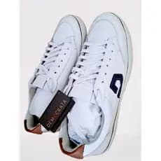 Tênis Democrata Masculino Sneaker Branco Couro 39 Original Cadarço. Tênis Sapatênis Democrata Original.