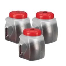 Kit 3 Pote Porta Café 2,2 Litros Plástico Com Colher Dosadora Cozinha - 435/3 Sanremo