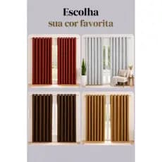 cortina sala quarto decoraçao jacquard tecido luxo 2,70x2,20