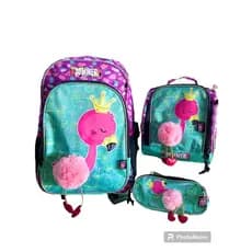 Kit Mochila Escolar de costas  + lancheira térmica + estojo Infantil MONSTER HIGH - Happy Girl - CHENSON