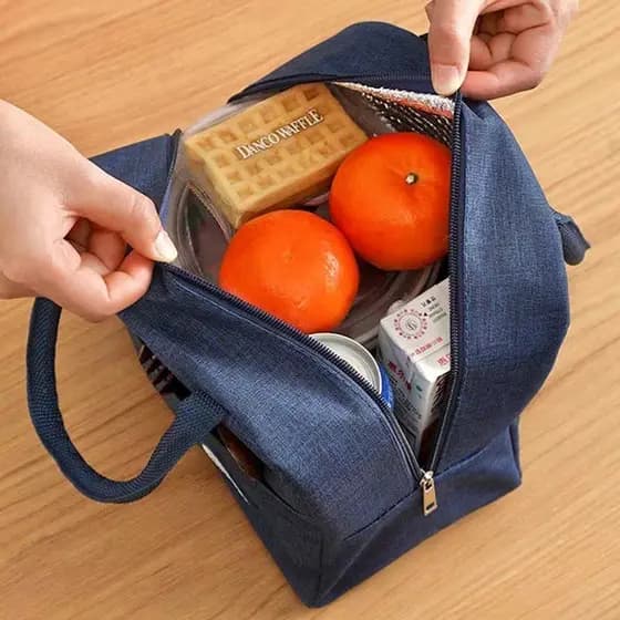 Bolsa térmica quente e frio marmita Fitness Academia trabalho pequena impermeável qualidade ziper academia passeio