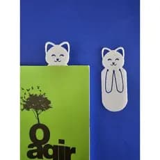Kit com 4 marca páginas de gatinho