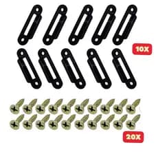 Kit com 10 presilhas salva fundo de gavetas 10 presilhas