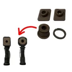 Reparo dos terminais engate marcha 8mm VW gol golf fox polo audi a3