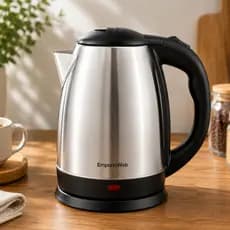 Chaleira Elétrica Térmica Bule Com Tampa Inox 1,8L Jarra Aquecimento Rapido Base 127V
