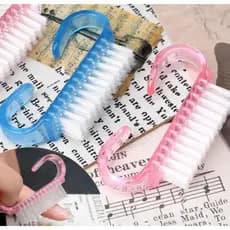 KIT COM 12 Escovinha de Unhas de Plástico com cerdas de NYLON e cabo anatômico deslizante