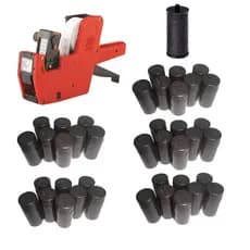 5 Rolete Tinta Para Etiquetadora Fixxar Tinteiro Mx5500, 221. 20mm