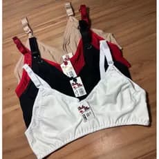 Kit 2 Sutiãs Amamentação Básico Forma Grande Alça Reforçada Gestante Pós Parto