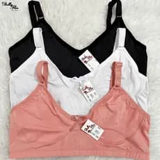 Kit 2 Sutiãs Alta Sustentação Sem Bojo PLUS SIZE Reforçado Alça Com Regulagem Feminino