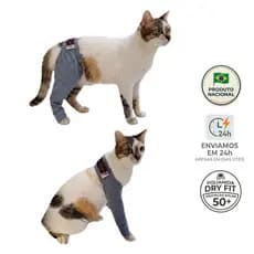 Protetor de Perna Traseira e Dianteira Para Gato