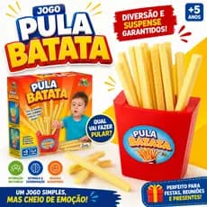 Jogo Pula Batata Infantil | Brincadeira Divertida em Família | Jogo de Suspense +5 Anos