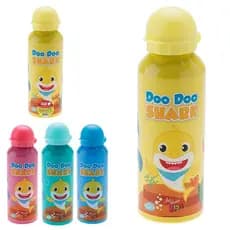 Garrafa Infantil Doo Doo Shark 500ml • Alumínio • Anti-Vazamento • Escolas  Baby Shark Várias Cores
