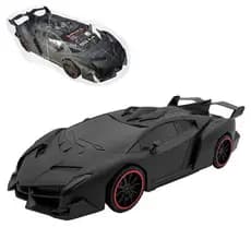 Carro Esportivo de Brinquedo Infantil Estilo Super Carro Preto – Plástico Resistente