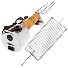 Espeto Elétrico Giratório Brother´s Grill  Master bivolt  + grelha giratória.