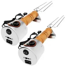 Kit Com 2 Espetos Giratório Elétrico Linha Master  Brother´s Grill Único BIVOLT