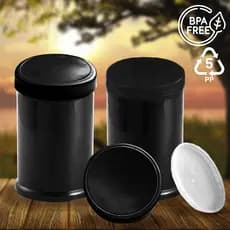 Kit Pote 2 unidades Militar Tático com Vedação Camping viagem acampamento 500ml A Tampa Rosca