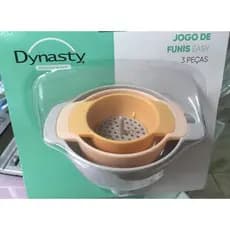 Jogo De Funis Easy 3 Peças Colorido Dynasty