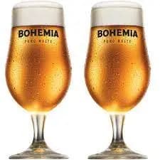 Jogo com 2 taças para cerveja- 380ML Bohemia- Cerveja - Chopp
