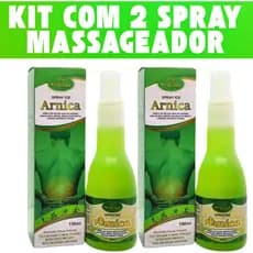 Kit Com 2 Spray Ice Gel Massageador Arnica 150ml
