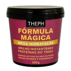 Máscara Capilar Fórmula Mágica Mega Hidratação 200g – Brilho Instantâneo