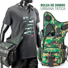 Bolsa Transversal Shoulder Bag Impermeável Ripstop Safo Urbana 10 Litros