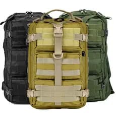 Mochila De Hidratação Assault 30L Sistema Molle Ripstop