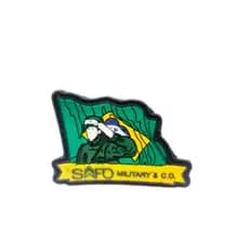 Patch Emborrachado 3D Com Velcro Costurado Para Mochila Boné Colete PVC