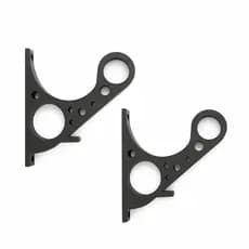 Kit Suporte Pendurar Capacete Acessório Chave Parede Fixo Pratico organizadorde de capacete jaqueta chaveiro
