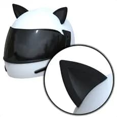 Orelha Orelhinha Gato Gatinho Para Fixar Capacete Moto Bike