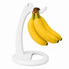 Fruteira Suporte Gancho Para Bananas Organizador De Mesa de bancada conserva  mantenha sua fruta nova