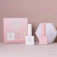 Kit 2 Esmaltes em Gel Ice Transparente - Bella Rosa