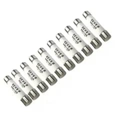 FUSÍVEL CERÂMICO MICROONDAS -15A - 250V- 6X30mm - Kit com 10 peças