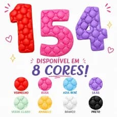 Vela Biscuit - Cores Variadas - Aniversário- Topo de Bolo