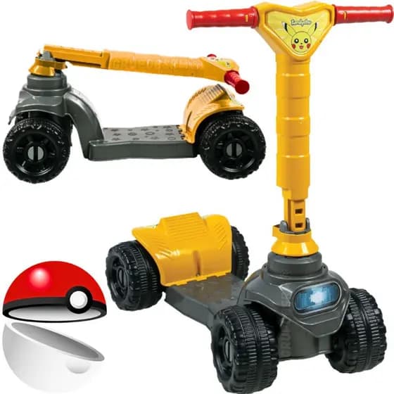 Carrinho andador Patinete infantil 4 rodas dobravel criança pequena quadriciclo masculino e feminino